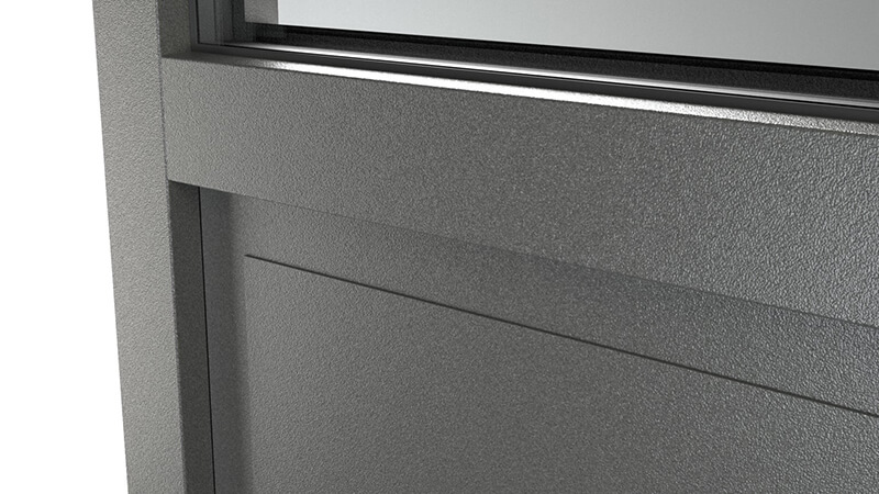 Panneaux Design plate-bande Effets de surface de l'aluminium